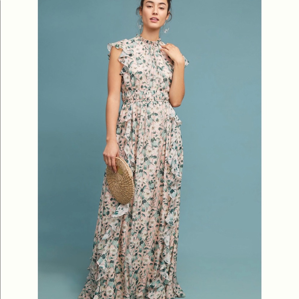 Shoshanna TrianaMaxi silk dress NWT